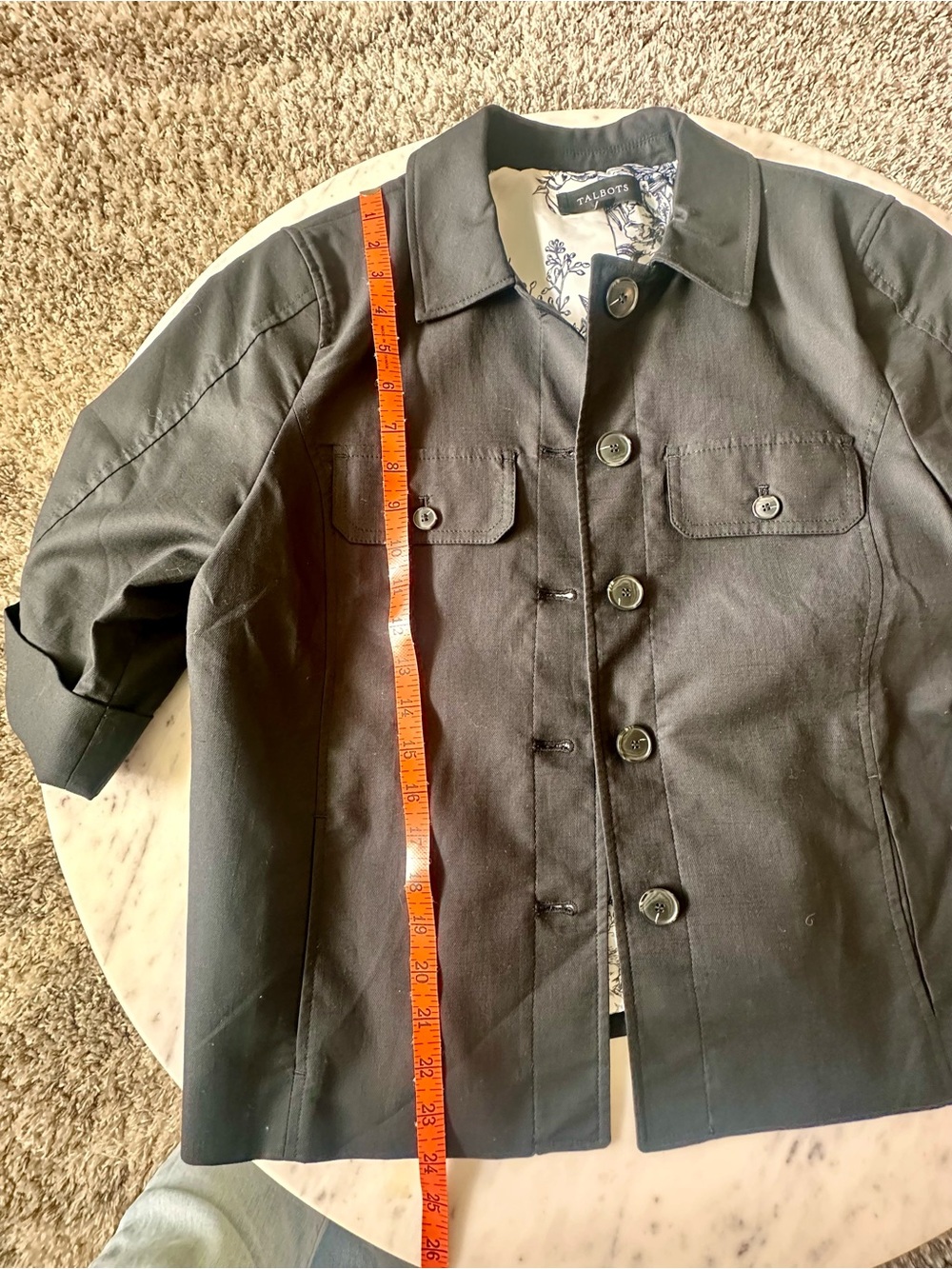 Talbots Slub Twill Jacket - Picture 5 of 5